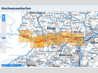Hochwasserkarten fr Flussgebiete NRW