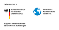Bild vergrern: Das Bild zeigt die Logos der Frderer: Bundesministerium fr Wirtschaft und Klimaschutz;  Nationalen Klimaschutzinitiative.
